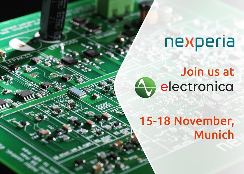 Nexperia to demonstrate full range of automotive and industrial applications at electronica 2022